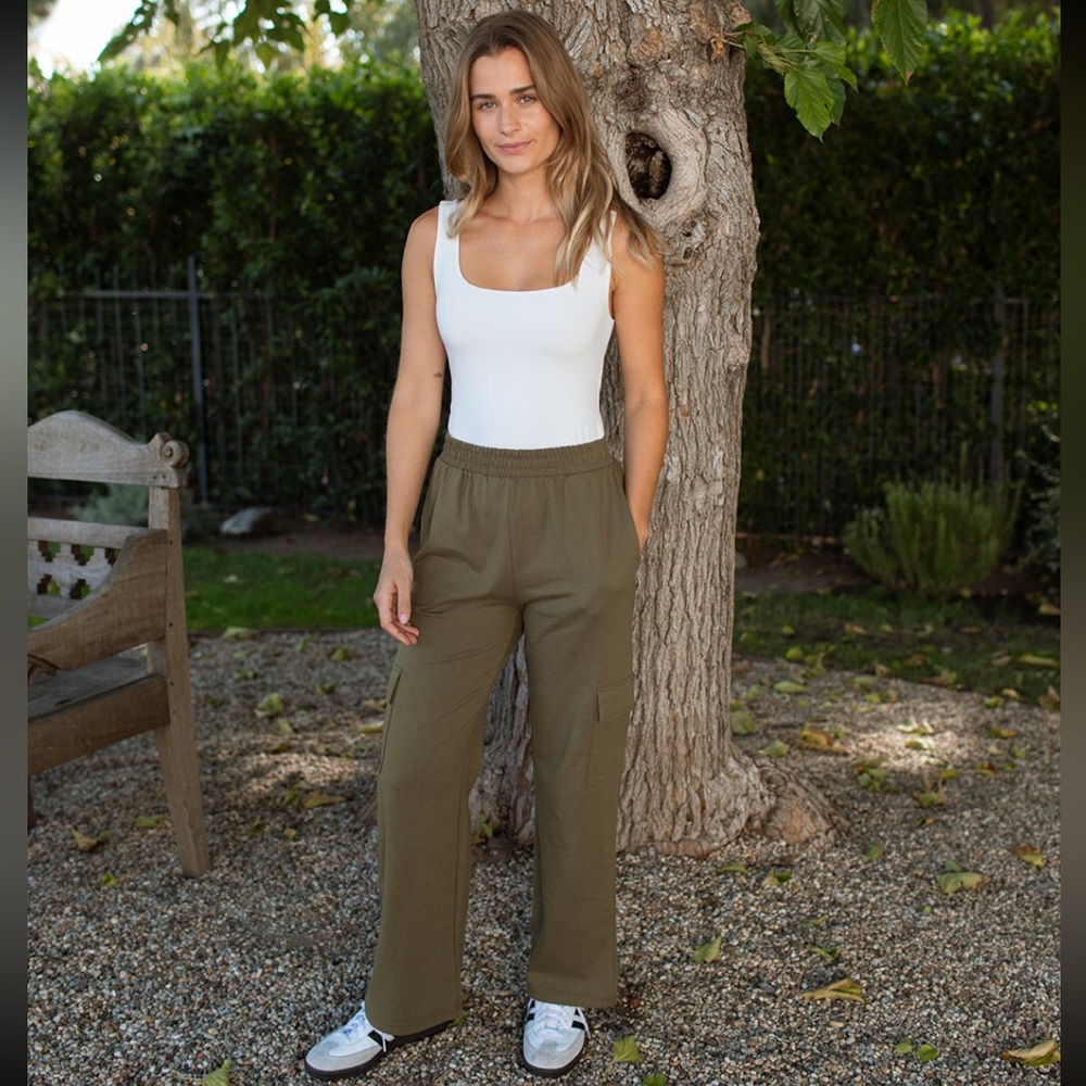 CJLA Peyton Cargo Pants - Olive